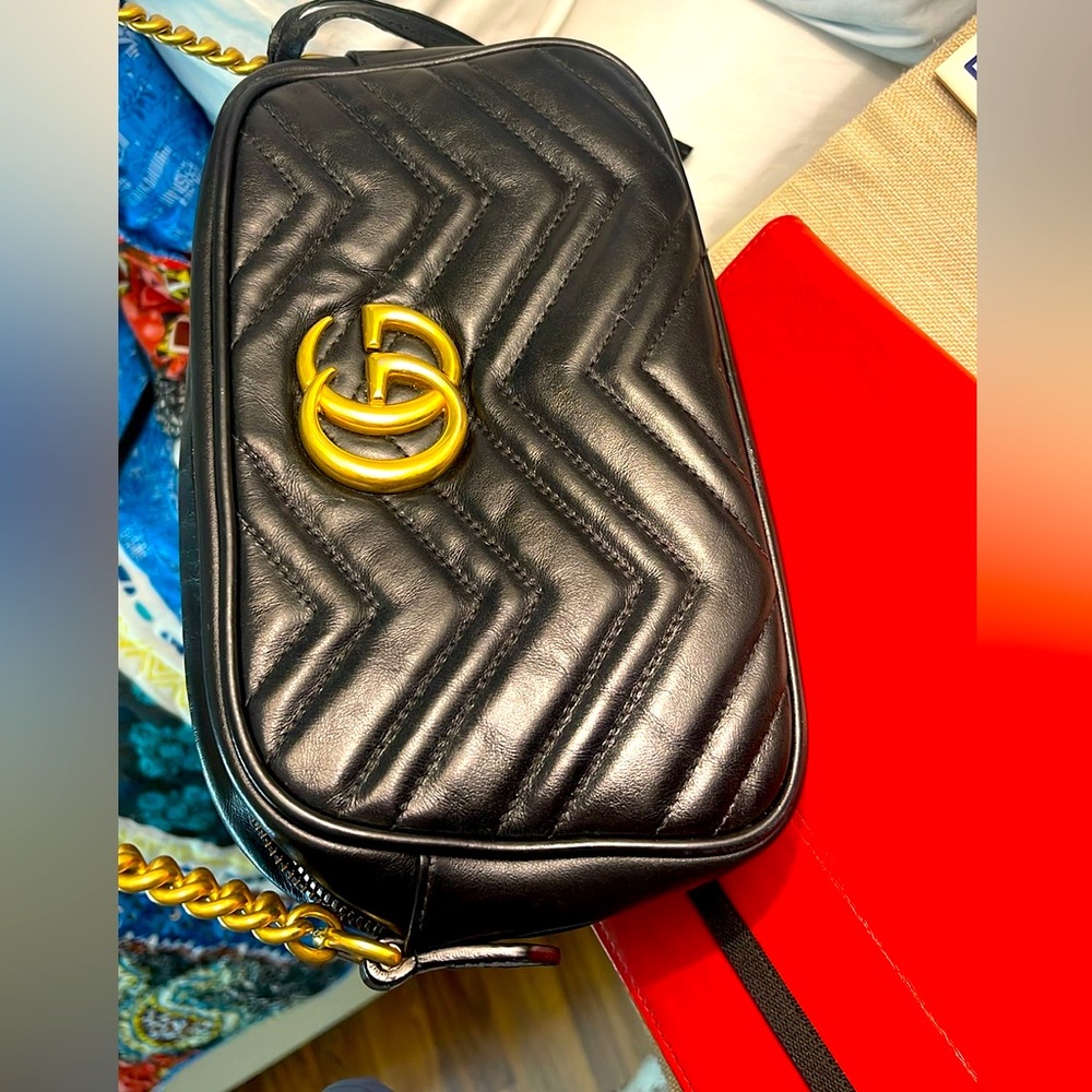 Authentic Gucci  Matelase Crossbody Bag
